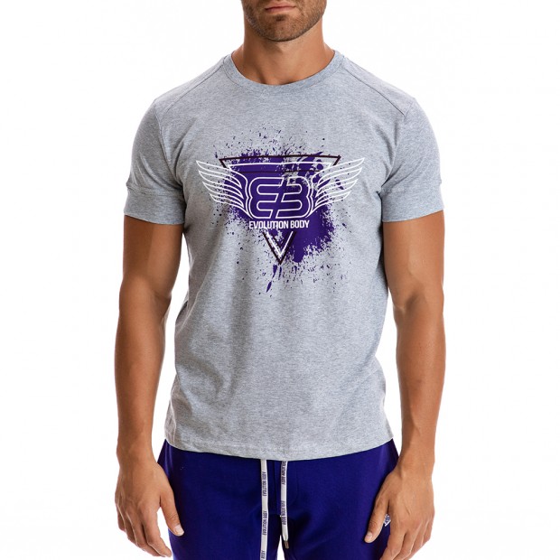 T-shirt Evolution Body Γκρι 2301