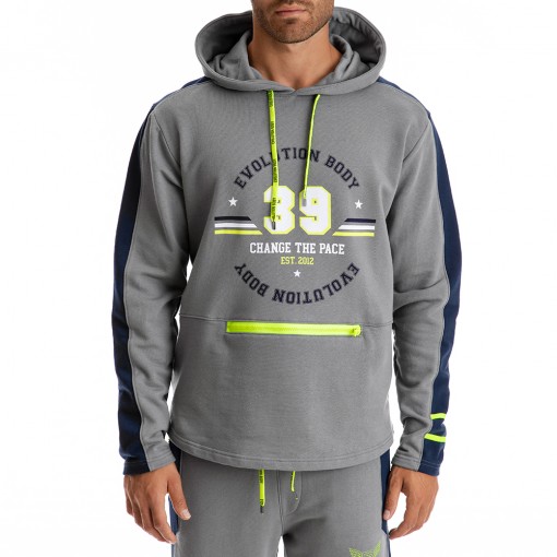 Hoodie Evolution Body Grey 2294G