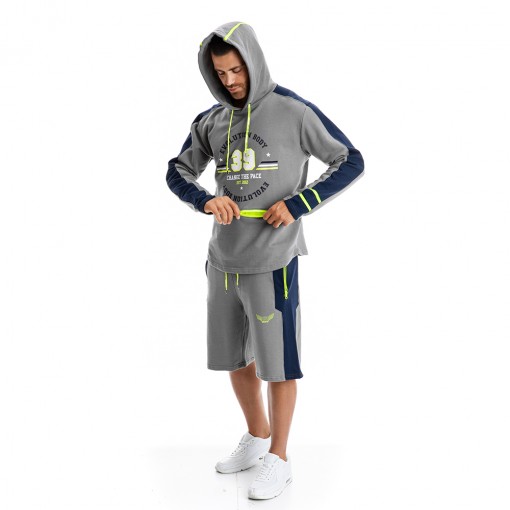 Hoodie Evolution Body Grey 2294G