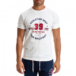 T-shirt Evolution Body Λευκό 2302