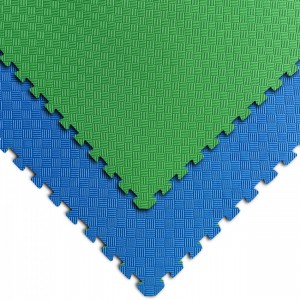 Στρώμα Τατάμι Παζλ EVA Αφρολέξ ECO STD 100x100x2.6cm - Πράσινο / Μπλε