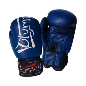 Πυγμαχικά Γάντια Olympus Training ΙΙI δερματίνη (PU) - Μπλε