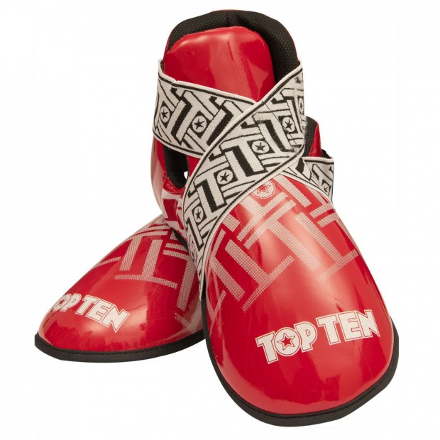 Προστατευτικά Ποδιών TOP TEN Kicks Superlight PRISM - Κόκκινο