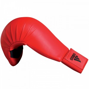 Karate Gloves Adidas Official WKF Approved - Κόκκινο