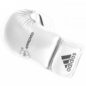 Karate Gloves Adidas Official WKF Approved - Άσπρο