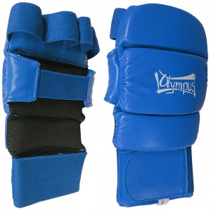Jiu-Jitsu Γάντια Olympus PU / Διχτάκι - Μπλε