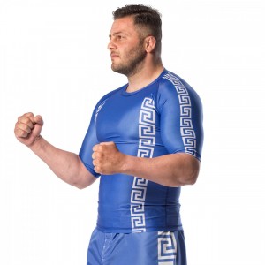 Εφαρμοστό Μπλουζάκι MMA Rashguard Olympus PATRIOT - Μπλε / Άσπρο