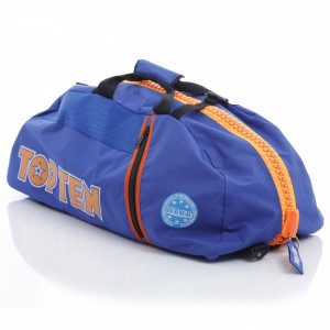 Αθλητική Τσάντα TOP TEN Πλάτης με Συνδυασμό Daffle Τσάντα WAKO - Μπλε / Πορτοκαλί