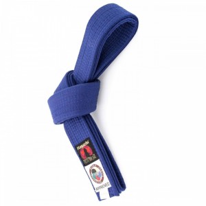 Karate Ζώνες Hayashi WKF Έγκριση 5cm - Μπλε