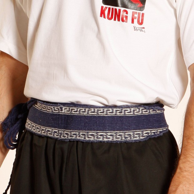 Ζώνη - Wu Shu Traditional Cloud Pattern Cord - Μπλε