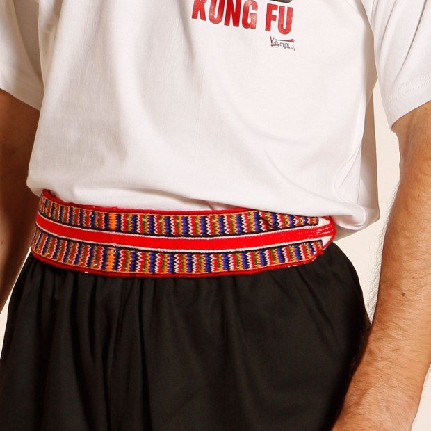 Ζώνη - Wu Shu Traditional Cloud Pattern Cord - Κόκκινο