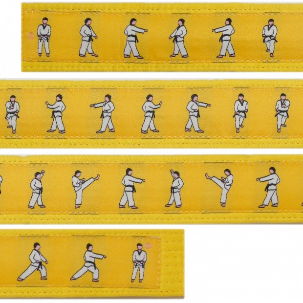 Ζώνη Olympus - TKD Poomse - Κίτρινο