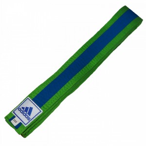 Ζώνη Adidas – ECONOMY Rank με ρίγα - adiTCB02 - Πράσινο / Μπλε