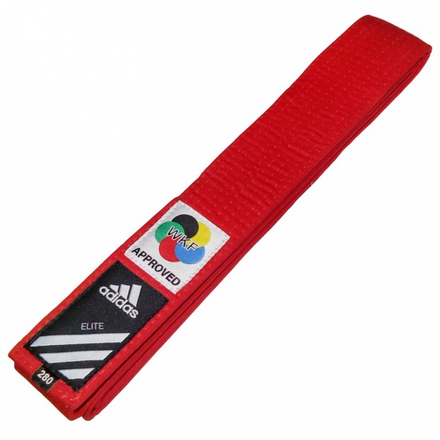 Ζώνη Adidas Elite με WKF λογότυπο - adiB240WKF - Κόκκινο
