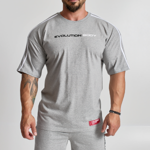 Short sleeve sweatshirt Evolution Body Grey 2507GREY