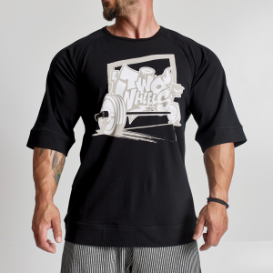 Short sleeve sweatshirt Evolution Body Black 2522BLACK