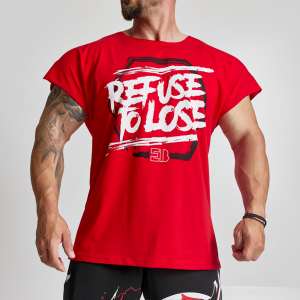 Short sleeve sweatshirt Evolution Body Red 2519RED