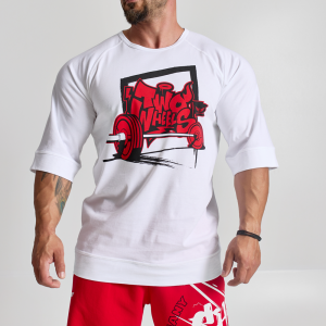Short sleeve sweatshirt Evolution Body White 2522WHITE
