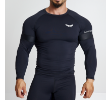 EVO-FIT Αθλητική Μπλούζα Evolution Body Μαύρη 2558BLACK