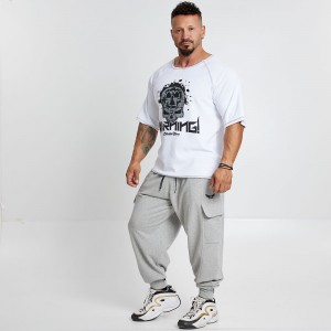 Short sleeve sweatshirt Evolution Body White 2467WHITE