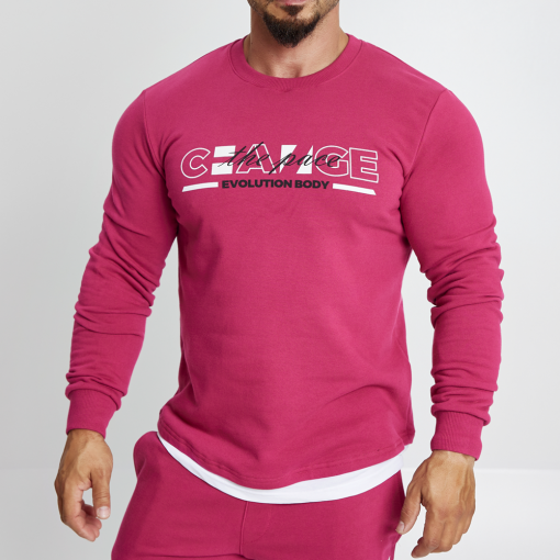 Sweatshirt Evolution Body Bordo 2480BORDO