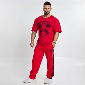Short sleeve sweatshirt Evolution Body Red 2471RED