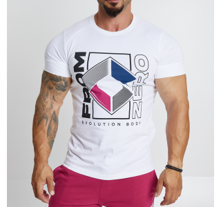 T-shirt Evolution Body Λευκό 2483WHITE