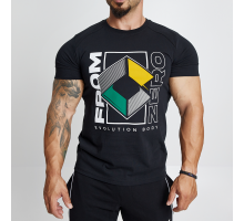 T-shirt Evolution Body Μαύρη 2483BLACK