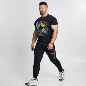 T-shirt Evolution Body Μαύρη 2483BLACK