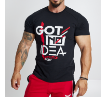  T-shirt Evolution Body Μαύρο 2484BLACK