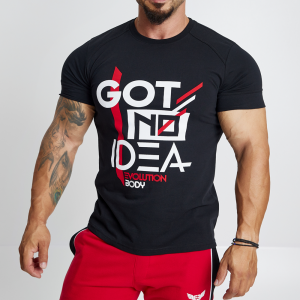  T-shirt Evolution Body Black 2484ABLACK
