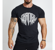 T-shirt Evolution Body Μαύρη 2490BLACK