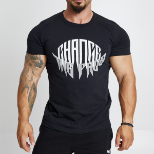 T-shirt Evolution Body Μαύρη 2490BLACK