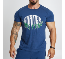 T-shirt Evolution Body Μπλε 2490BLUE