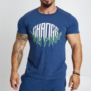 T-shirt Evolution Body Μπλε 2490BLUE