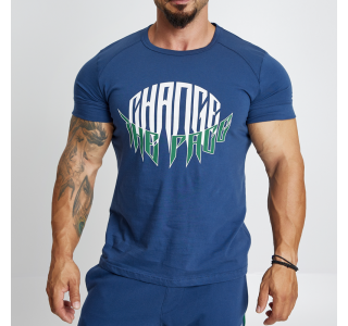 T-shirt Evolution Body Μπλε 2490BLUE