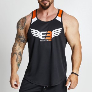 Stringer Tank Top Evolution Body Black-Orange 2588BLACK-ORANGE