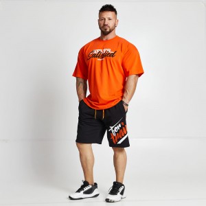 Short sleeve sweatshirt Evolution Body Orange 2570ORANGE