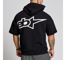 Short-sleeve hoodie Evolution Body Black 2609BLACK