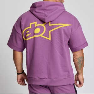 Short-sleeve hoodie Evolution Body Purple 2609PURPLE