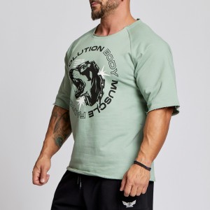 Short sleeve sweatshirt Evolution Body Olive-Green 2604OLIVE-GREEN