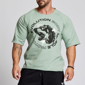 Short sleeve sweatshirt Evolution Body Olive-Green 2604OLIVE-GREEN