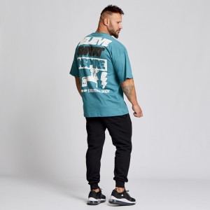 Short sleeve sweatshirt Evolution Body Petrol 2612PETROL