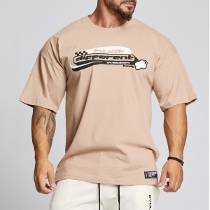 Short sleeve sweatshirt Evolution Body Beige 2611BEIGE