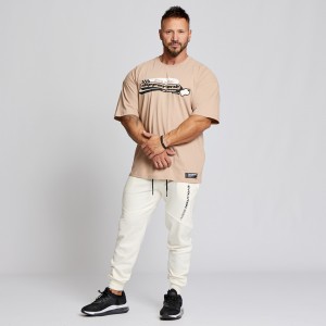 Short sleeve sweatshirt Evolution Body Beige 2611BEIGE