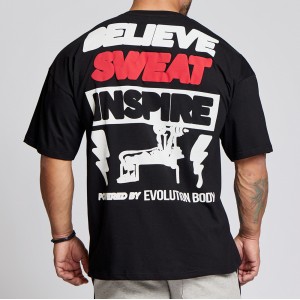 Short sleeve sweatshirt Evolution Body Black 2612BLACK
