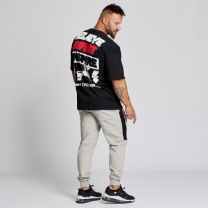 Short sleeve sweatshirt Evolution Body Black 2612BLACK