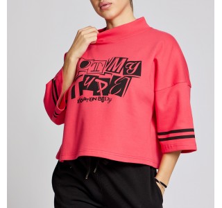 Κοντομάνικη μπλούζα Evolution Body Φουξ 2619FUCHSIA