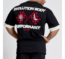 Short sleeve sweatshirt Evolution Body Black 2649BLACK