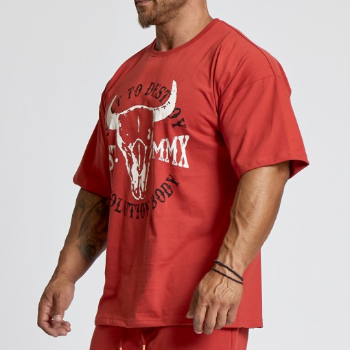 Short sleeve sweatshirt Evolution Body dark Orange 2654DARK-ORANGE